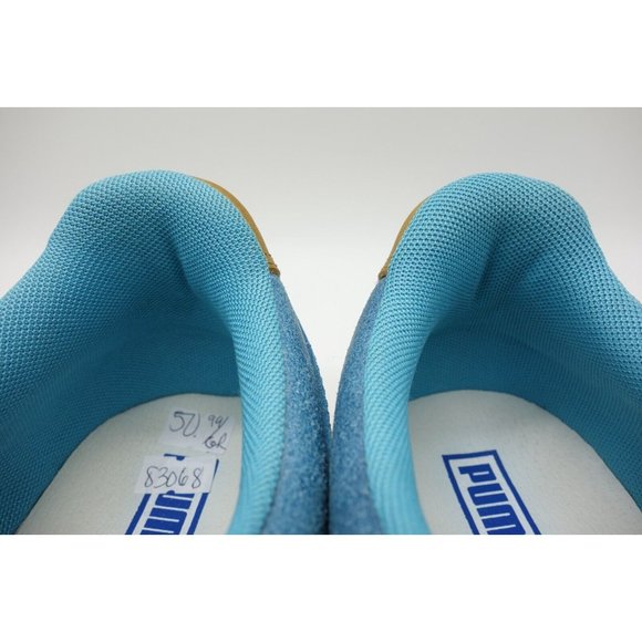 Puma Suede Aqua Blue Leather Casual Lace Up Sneakers Shoes Men's 11 - Picture 9 of 11